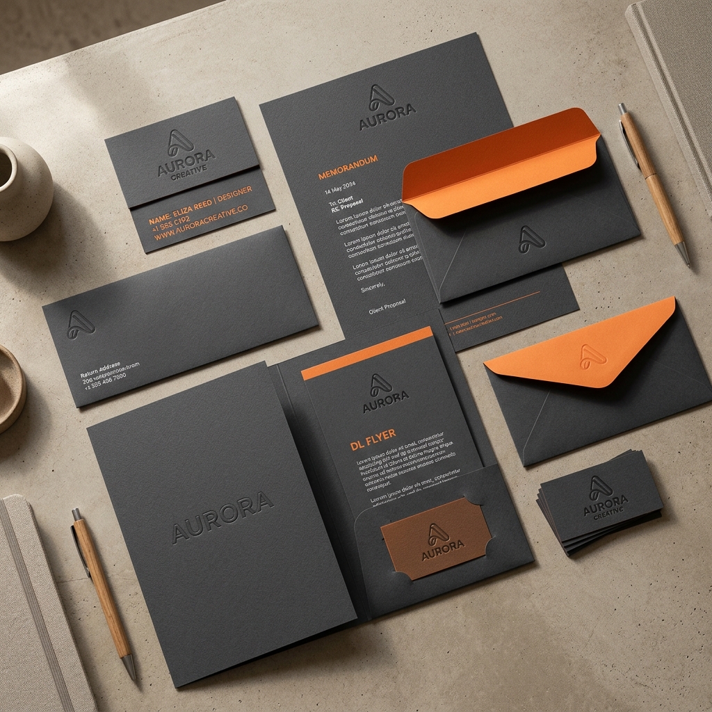 Corporate Stationery brand mockup